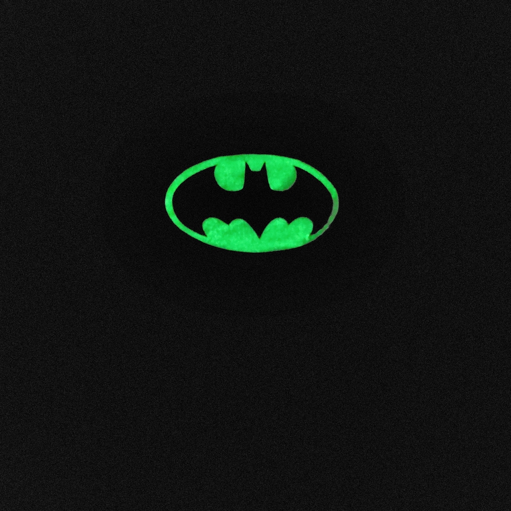Gray Glow-in-the-Dark Batman Tank Top with Bat Logo - Picture 5 of 5